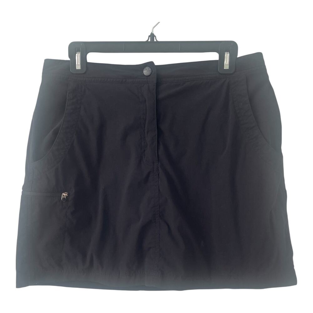 L.L.Bean Black Tennis Golf Skort Sz 10